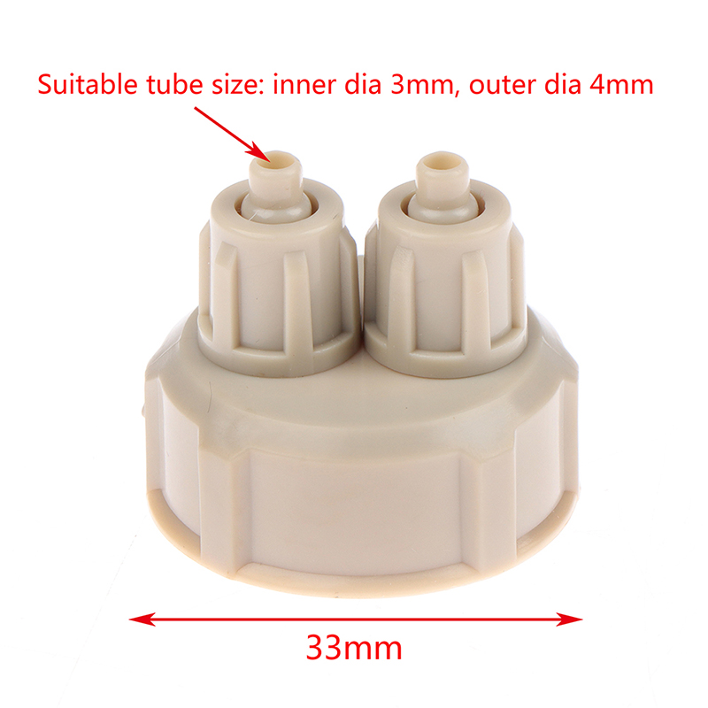 Aquarium Planted Tank Substrate - 2Pcs Aquarium CO2 System Tube Valve