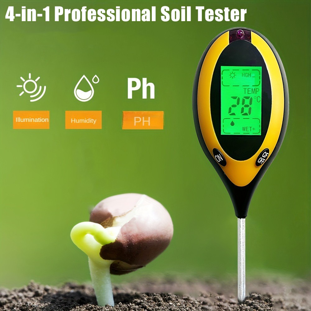 Tissue Culture Plant - Soil PH Tester 4 in 1