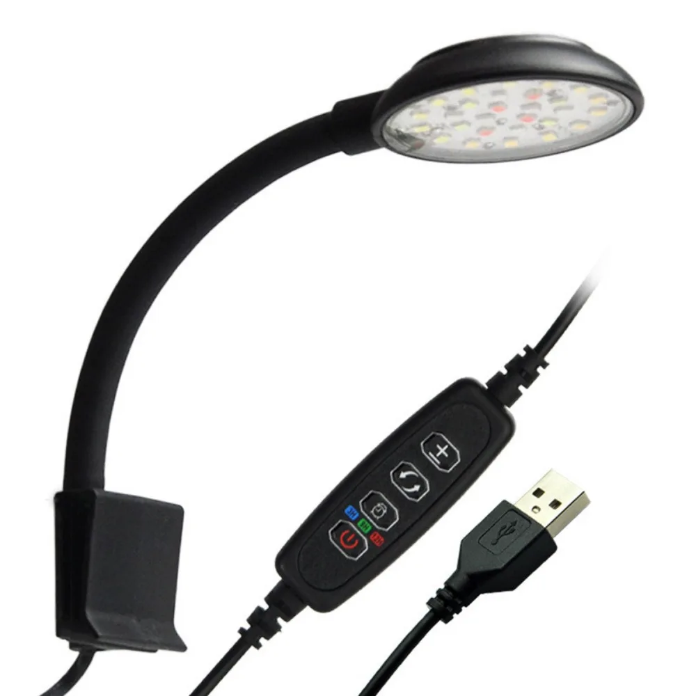 Clip on LED Aquarium Light Dim - Planted Aquarium Freshwater ulasan dan harga