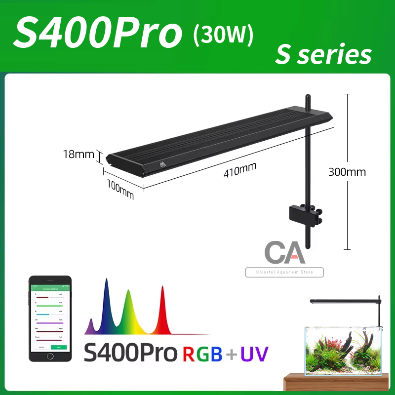 WEEK AQUA S Series RGB+UV Full - Aquarium Planted Tank Substrate ulasan dan harga