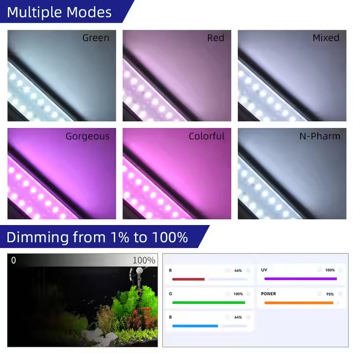 WEEK AQUA S Series RGB+UV Full - Aquarium Planted Tank Substrate ulasan dan harga