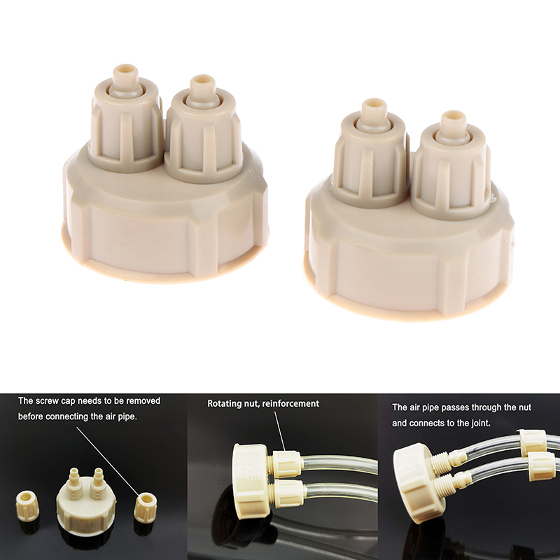 2Pcs Aquarium CO2 System Tube  - Aquarium Planted Tank Substrate ulasan dan harga