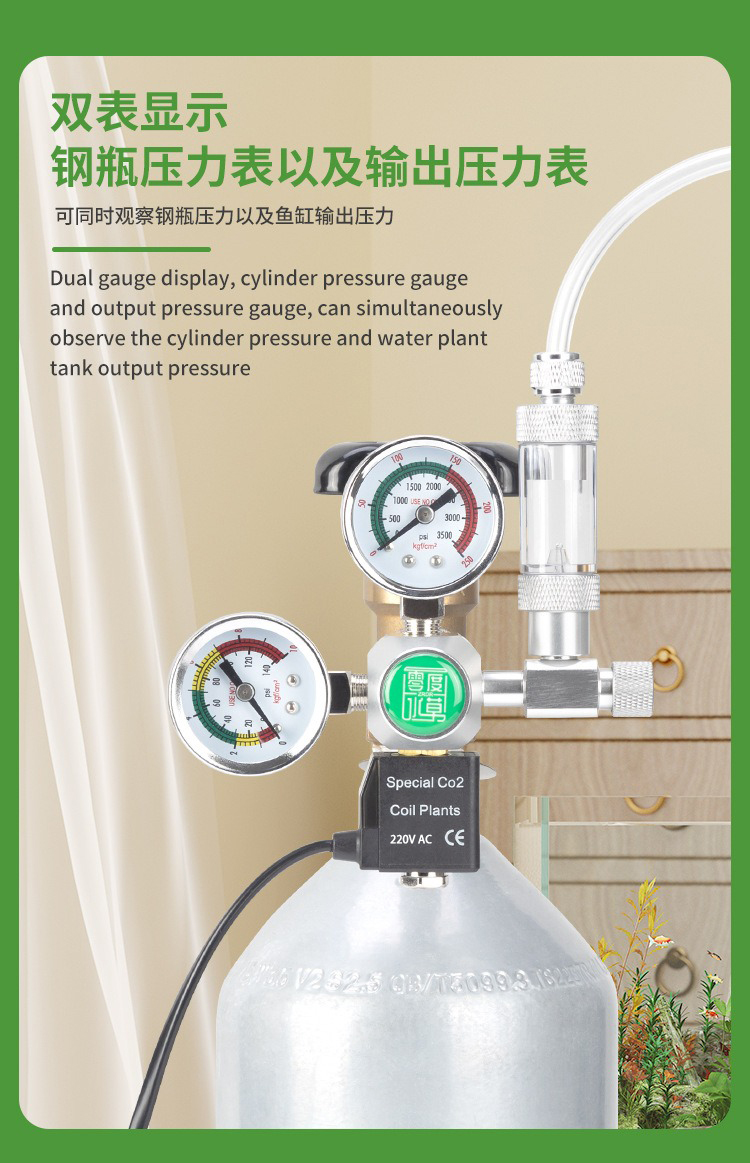 DIY Aquarium CO2 Regulator Mag - Planted Aquarium Co2 ulasan dan harga