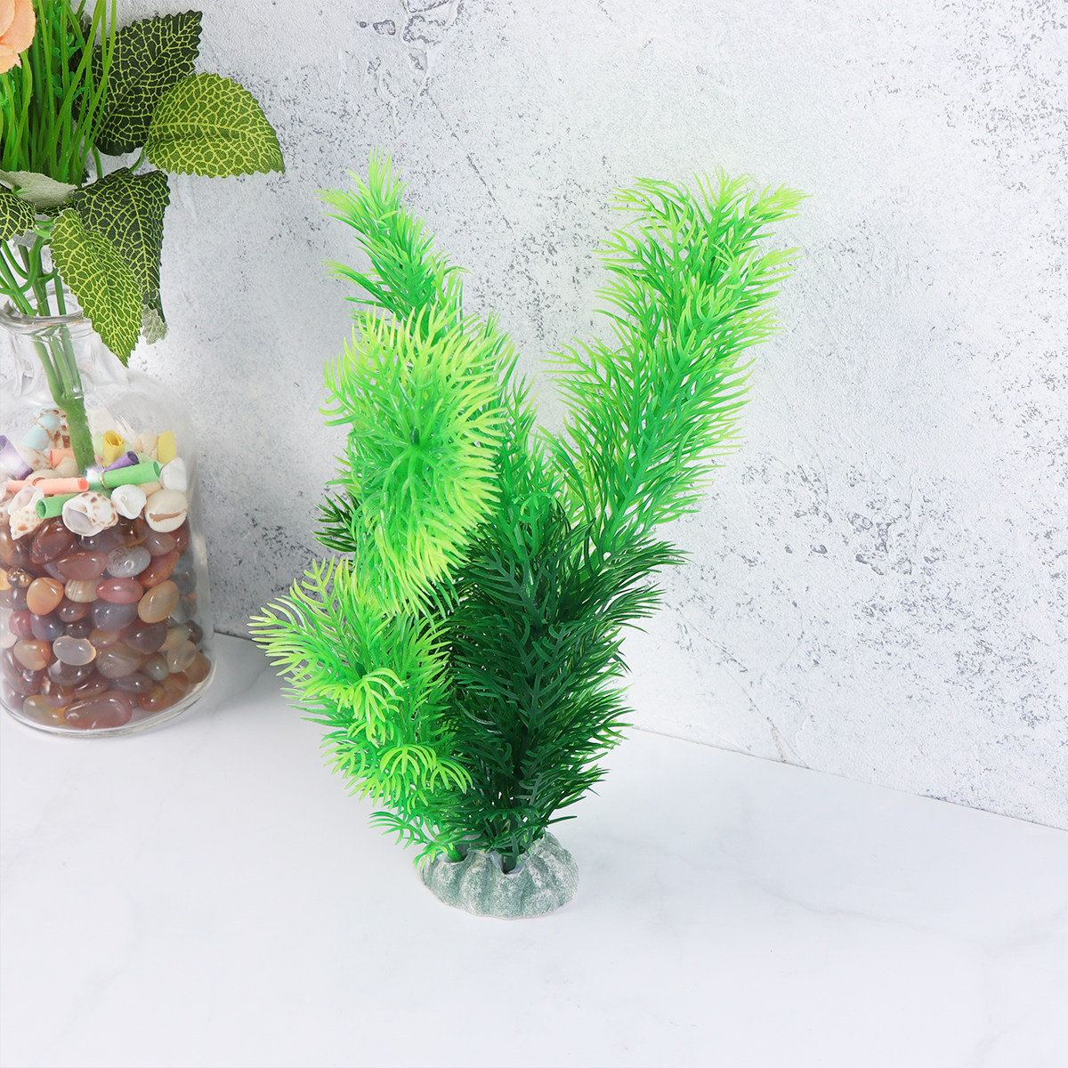 5Pcs Realistic Fake Water Gras - Planted Aquarium Maintenance ulasan dan harga