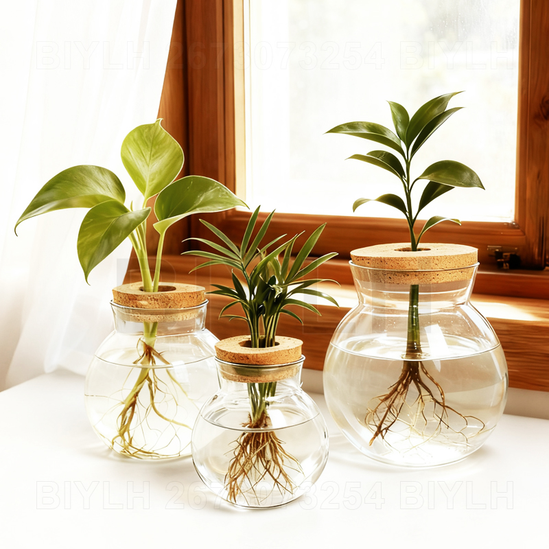 Hydroponic Plant Glass Vase Wi - Tissue Culture Plant ulasan dan harga