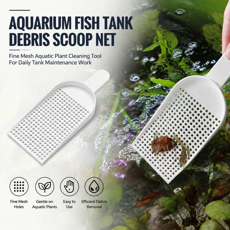 Aquarium Fish Tank Debris Scoo - Planted Aquarium Maintenance ulasan dan harga