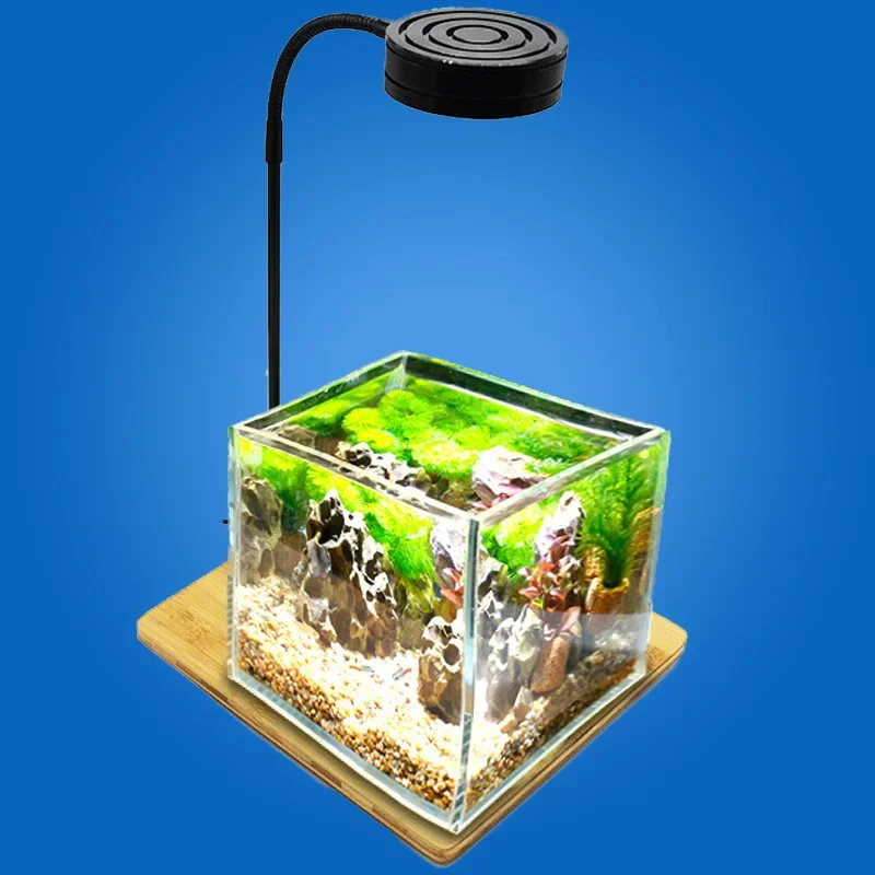 Mini LED Aquarium Light With B - Planted Aquarium Freshwater ulasan dan harga