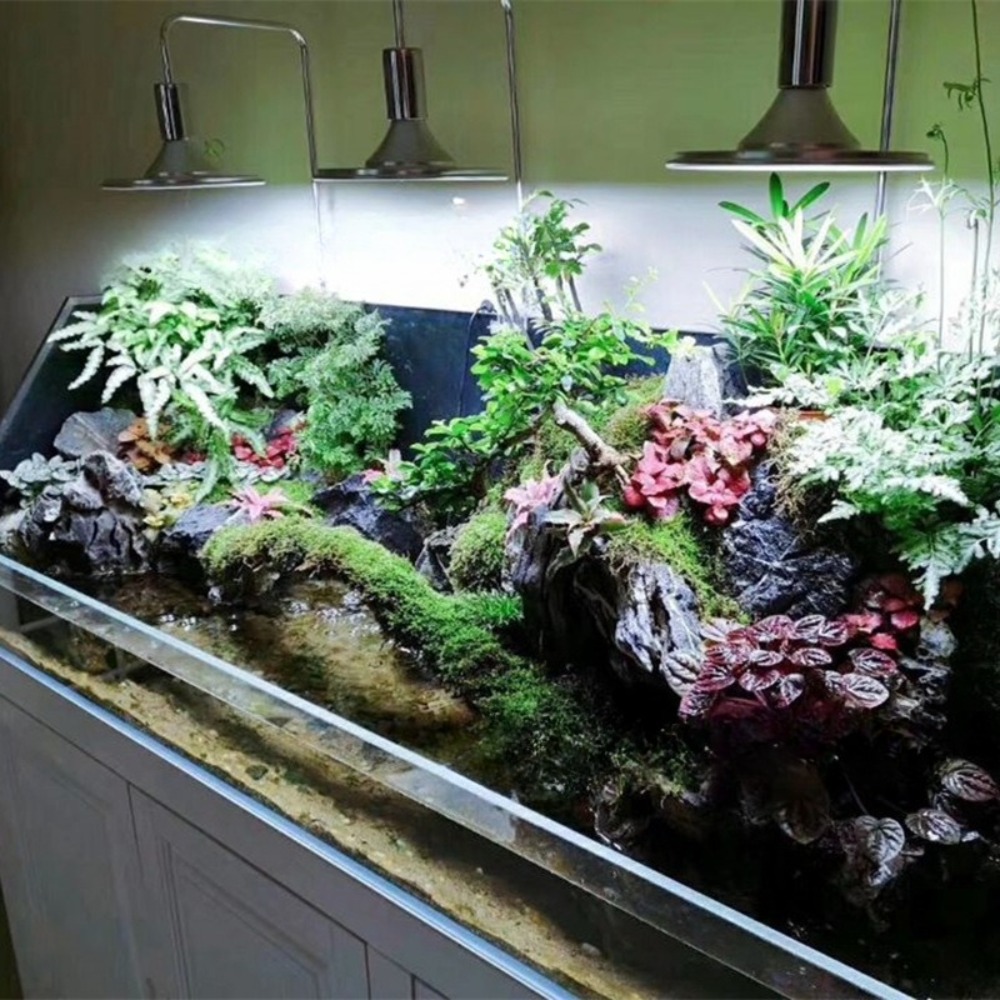 LED Fish Tank Light with Adjus - Planted Aquarium Freshwater ulasan dan harga