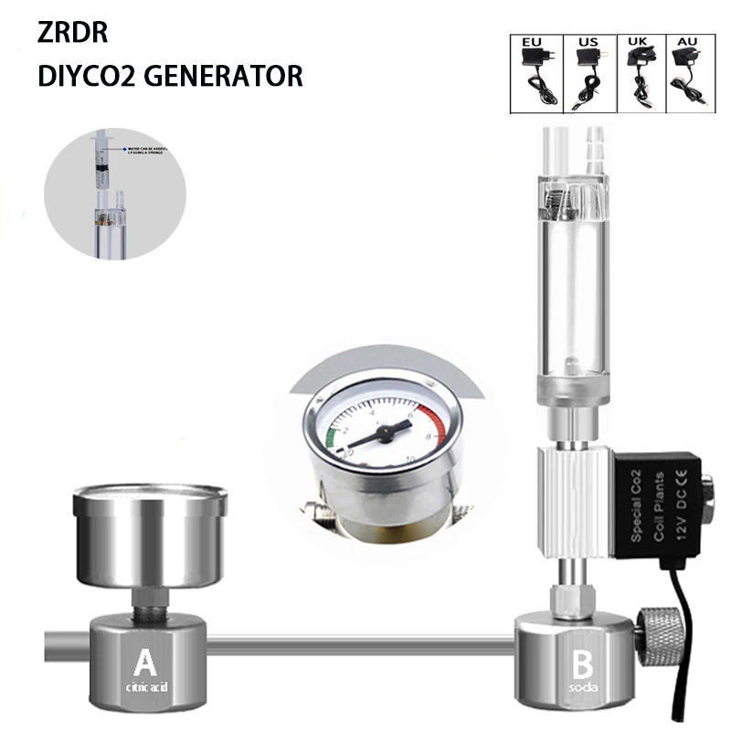 Aquarium DIY CO2 Reactor Gener - Planted Aquarium Co2 ulasan dan harga