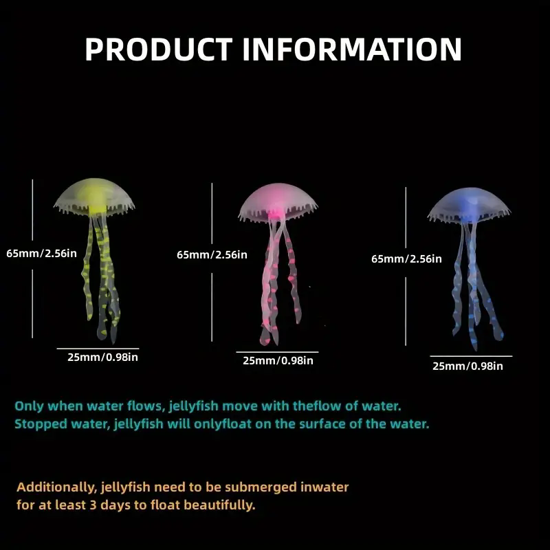Artificial Swim Luminous Jelly - Aquarium Planted Tank Substrate ulasan dan harga